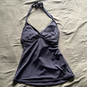Athleta Charcoal Swim Top
